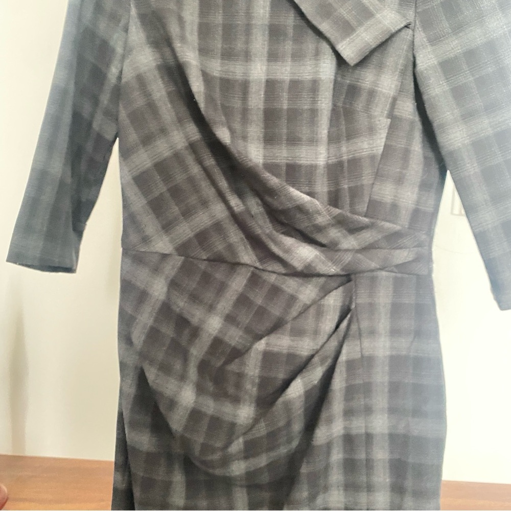 SANDRA ANGELLAZI - Plaid grey and black dress - size S - Picture 5 of 10